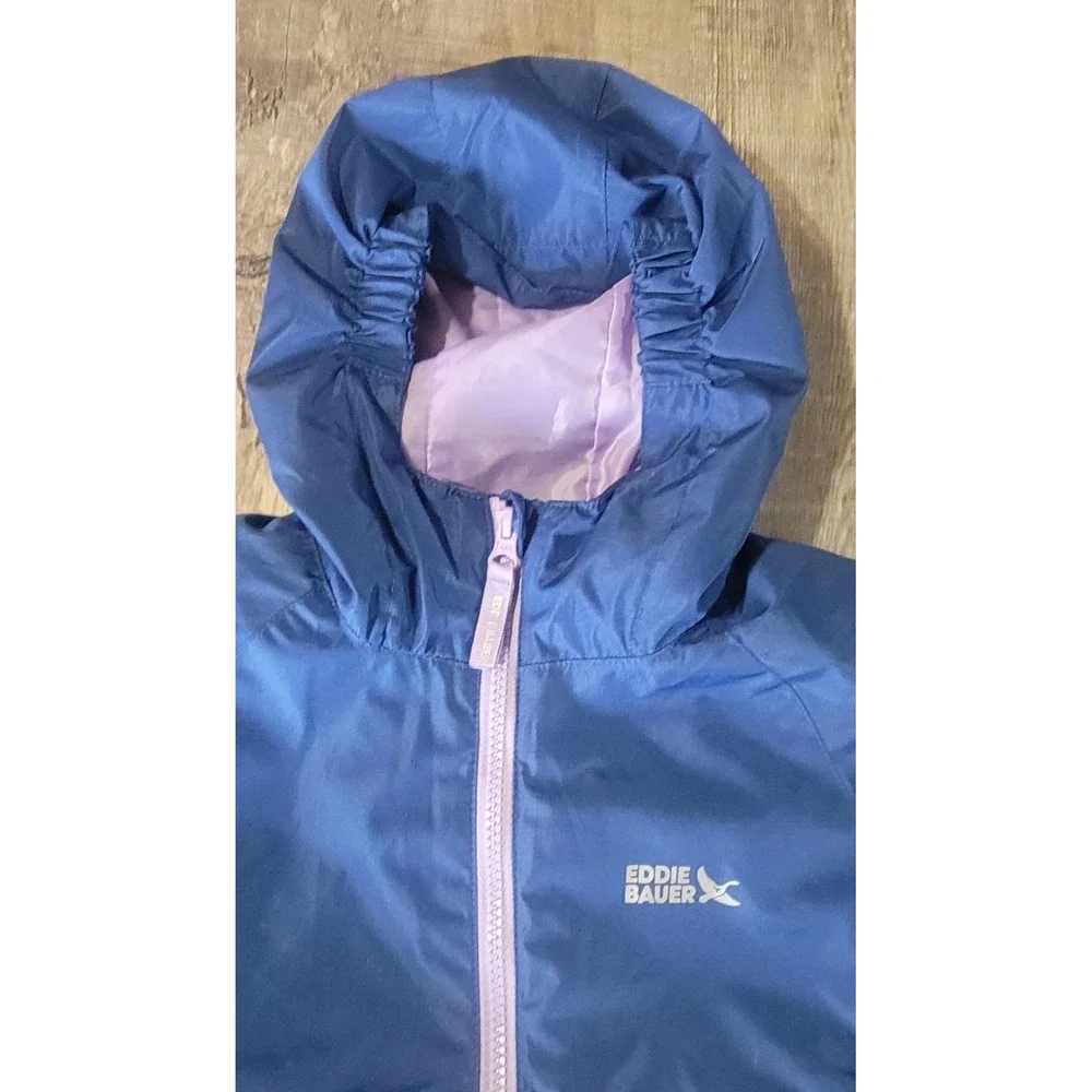 Eddie Bauer Girls Toddler XS 5-6 Lone Peak‎ 3 in 1 Jacket Violet Purple
